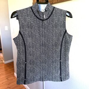 Chico's Zenergy Athletic Golf Outdoor Equestrian Preppy Tennis Workout Vest 1/M
